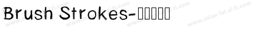 Brush Strokes字体转换